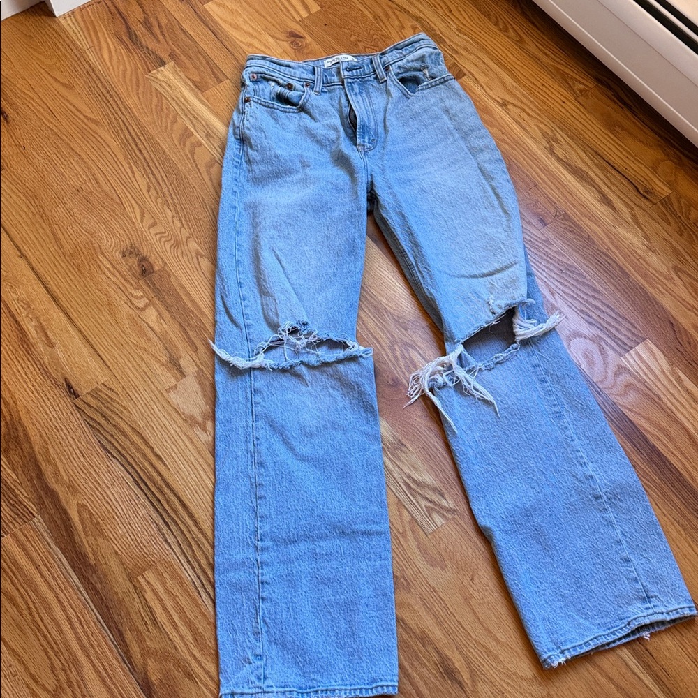Abercrombie & Fitch 90s Relaxed High Rise Jeans